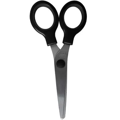 Tesoura Escolar 13,2 Cm Sem Ponta Preta Tilibra
