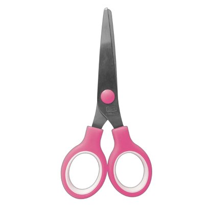 Tesoura Escolar 13,2 Cm Sem Ponta Rosa Tilibra