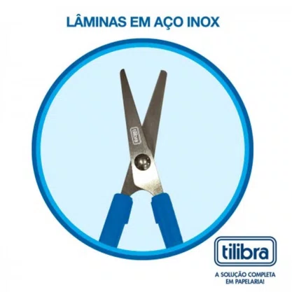 Tesoura Escolar com Alça 136 mm Neurodiversidade Tilibra