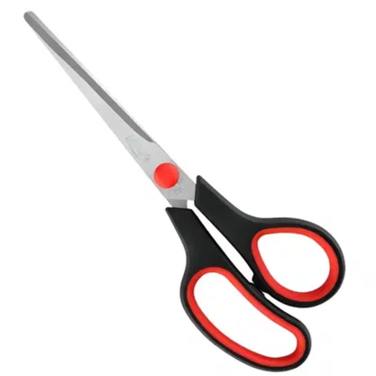 Tesoura Multiuso 17 cm Preta e Vermelha TE1702 Brw
