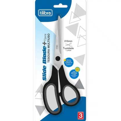 Tesoura Multiuso 21,5cm Slide Blade Tilibra