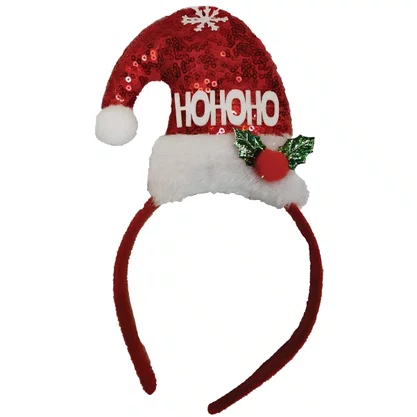 Tiara Gorro Papai Noel 14x24cm Natalina Matsumoto