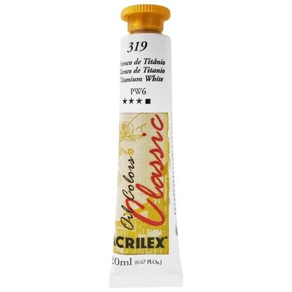 Tinta A Óleo Branco De Titânio 20ml Acrilex