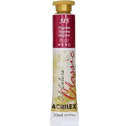 Tinta A Óleo Magenta 20ml Acrilex