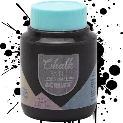 Tinta Chalk 100ml Preto Acrilex