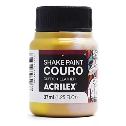 Tinta Couro Ouro Acrilex 37ml