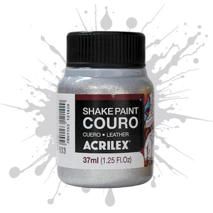 Tinta Couro Prata Acrilex 37ml