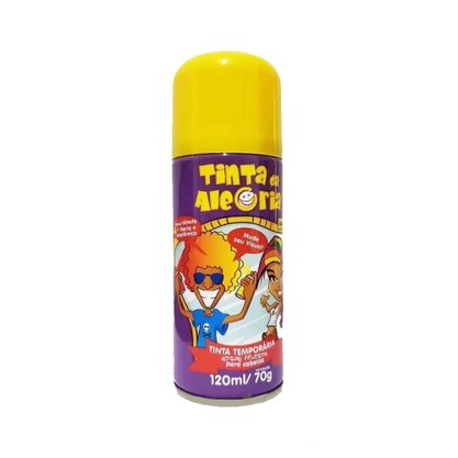 Tinta de Cabelo Spray Amarelo 120ml/70g Dalegria