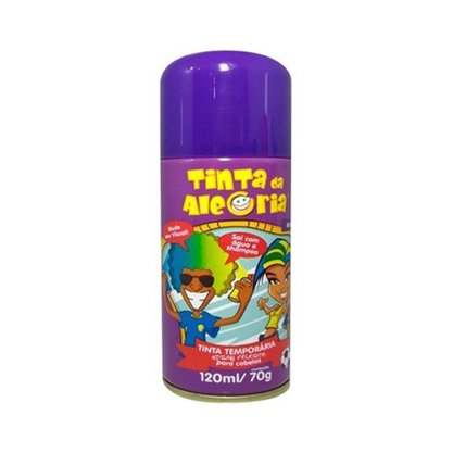 Tinta de Cabelo Spray Roxo 120ml/70g Dalegria
