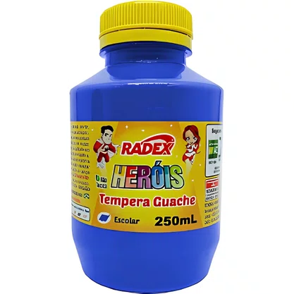 Tinta Guache Azul Escuro 250ml Radex