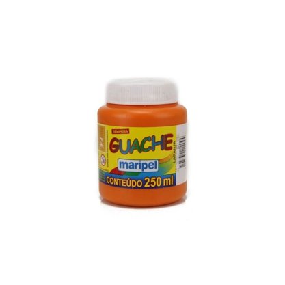 Tinta Guache Laranja 250ml Maripel