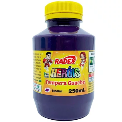 Tinta Guache Roxo 250ml Radex