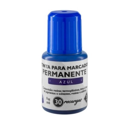 Tinta Marcador Permanente Azul Modelo TR7002 BRW