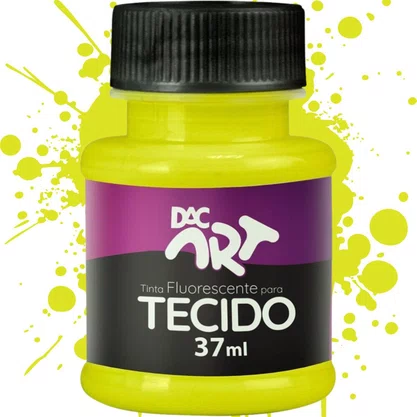 Tinta P/ Tecido Amarelo Limão 37ml DAC