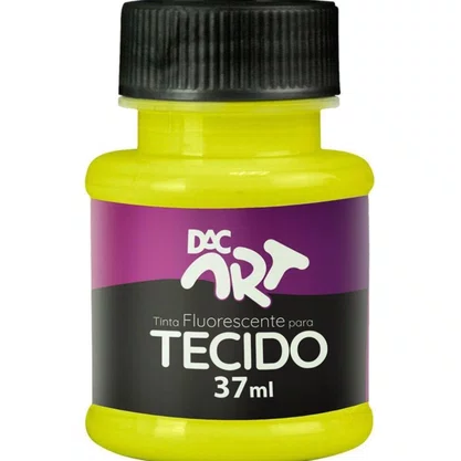 Tinta P/ Tecido Amarelo Limão 37ml DAC