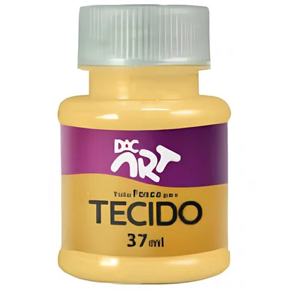 Tinta P/ Tecido Amarelo Pessego 37ml DAC