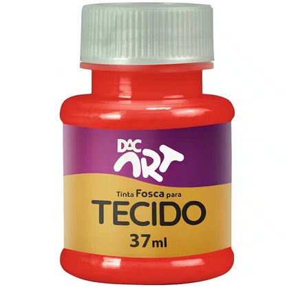 Tinta P/ Tecido Vermelho Escarlate Dac 37 Ml