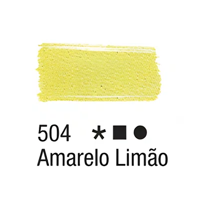 Tinta para Tecido Amarelo Limão 37ml Acrilex