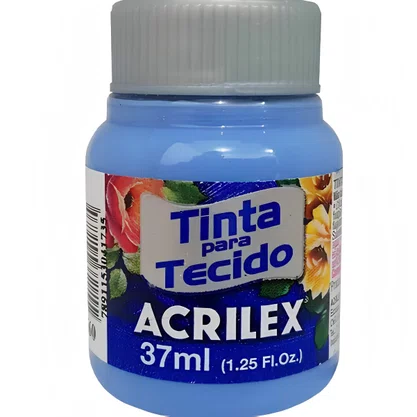 Tinta para Tecido Azul Caribe 37ml Acrilex