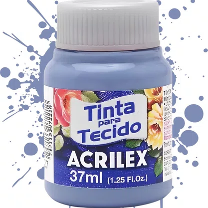 Tinta para Tecido Azul Country 37ml Acrilex