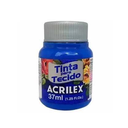 Tinta para Tecido Azul Turquesa 37ml Acrilex