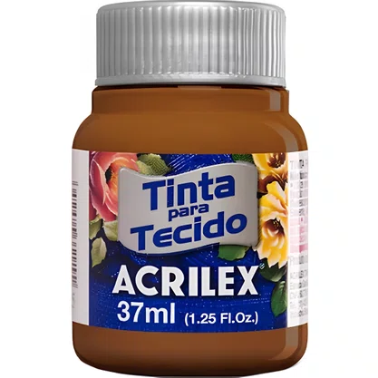 Tinta para Tecido Chocolate 37ml Acrilex