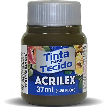 Tinta para Tecido Sepia Acrilex 37 Ml