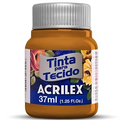 Tinta para Tecido Siena Natural 37ml Acrilex