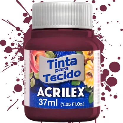 Tinta Para Tecido Uva Acrilex 37ml