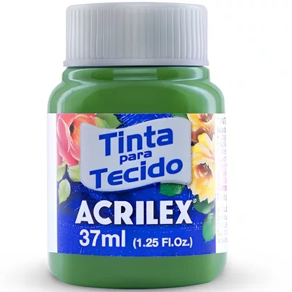 Tinta para Tecido Verde Grama Acrilex