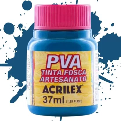 Tinta PVA Azul Mar Acrilex 37ml