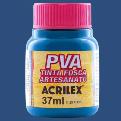 Tinta PVA Azul Mar Acrilex 37ml
