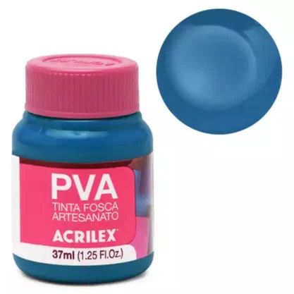 Tinta PVA Azul Petróleo Acrilex 37ml