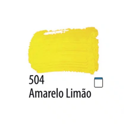 Tinta PVA Fosca 100ml Amarelo Limão Acrilex