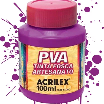 Tinta PVA Fosca 100ml Magenta Acrilex