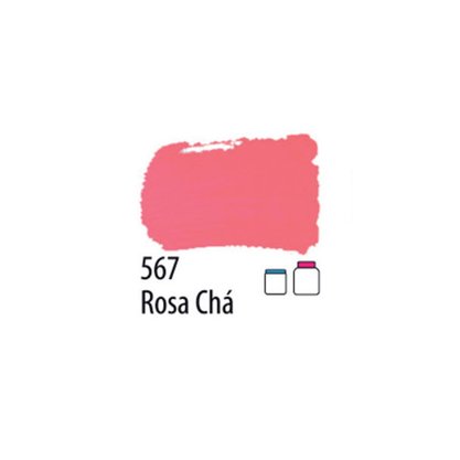 Tinta PVA Fosca 100ml Rosa Chá Acrilex