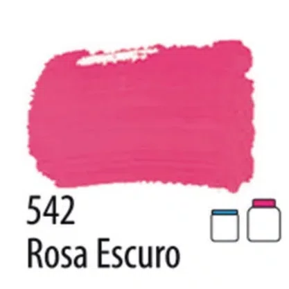 Tinta PVA Fosca 100ml Rosa Escuro Acrilex