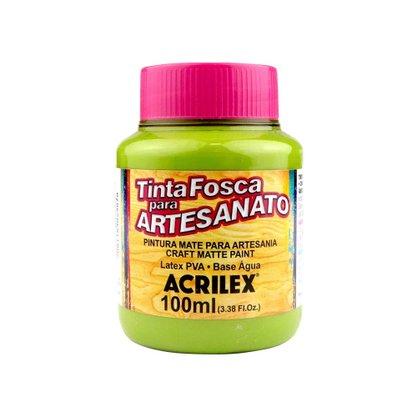 Tinta PVA Fosca 100ml Verde Pistache Acrilex