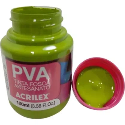 Tinta PVA Fosca 100ml Verde Pistache Acrilex