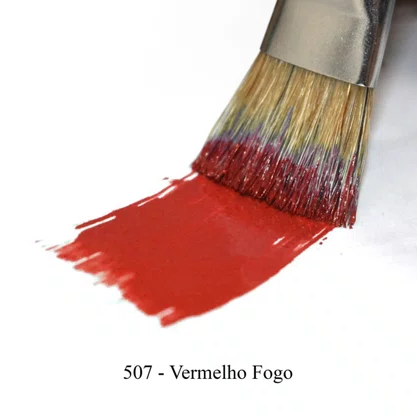 Tinta PVA Fosca 100ml Vermelho Fogo Acrilex