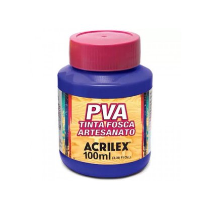 Tinta PVA Fosca 100ml Violeta Acrilex