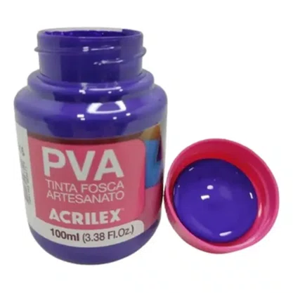 Tinta PVA Fosca 100ml Violeta Acrilex