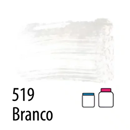 Tinta PVA Fosca 250ml Branco Acrilex