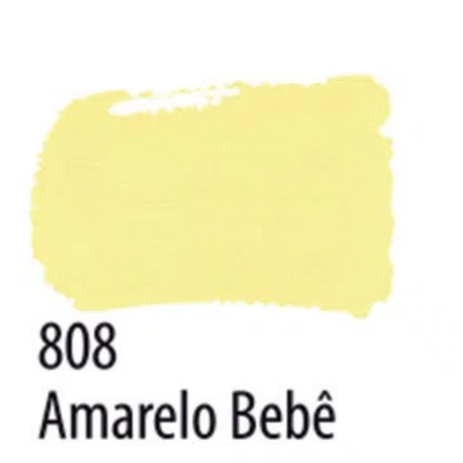 Tinta PVA Fosca Amarelo Bebê 37ml Acrilex