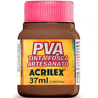 Tinta PVA Fosca Chocolate 37ml Acrilex