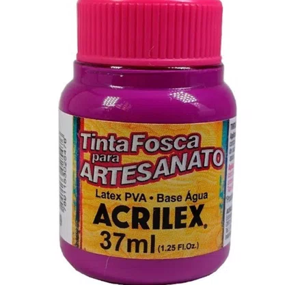 Tinta PVA Fosca Magenta 37ml Acrilex