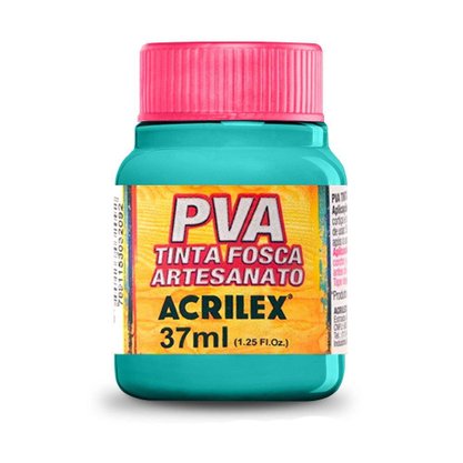 Tinta PVA Fosca Turquesa 37ml Acrilex