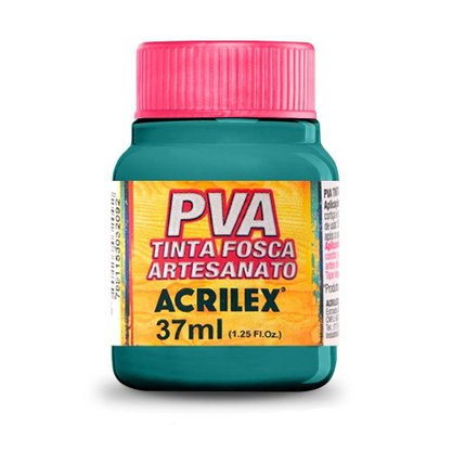 Tinta PVA Fosca Verde Vivo 37ml Acrilex