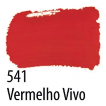 Tinta PVA Fosca Vermelho Vivo 37ml Acrilex