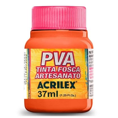 Tinta PVA Laranja Acrilex 37ml